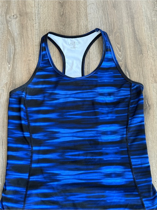 Ralph Lauren Tops - Ralph Lauren Blue and Black Racerback Tank